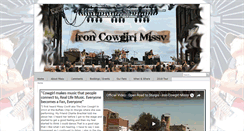 Desktop Screenshot of ironcowgirl.com